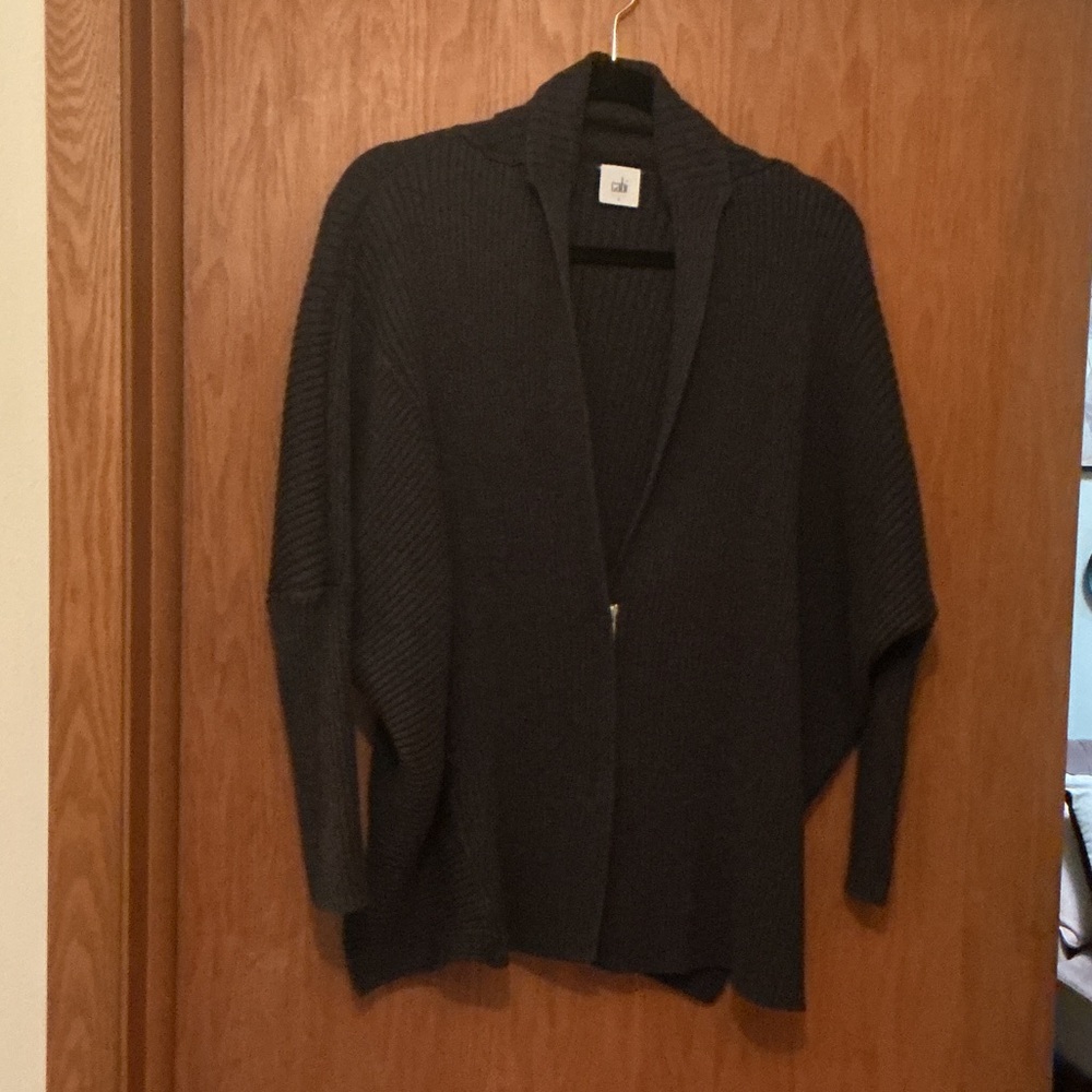 CAbi Dark Gray Women's Sweater